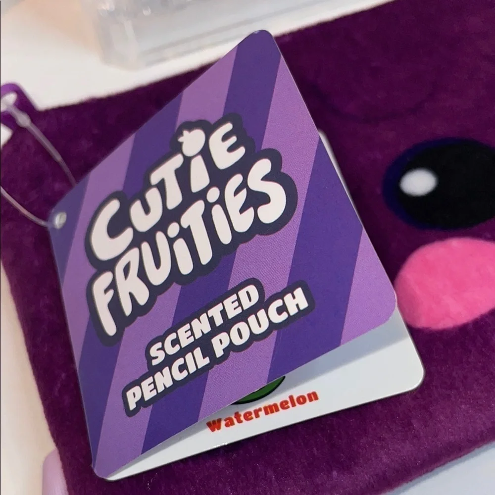 Cutie Fruities Scented Pouch with Beaded Pen/Pencil Set NWT